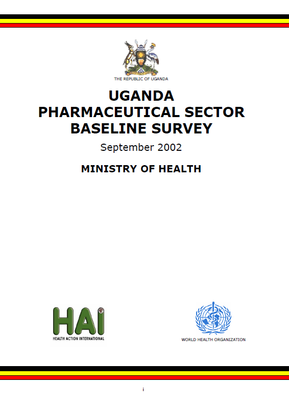 Read more about the article UGANDA PHARMACEUTICAL SECTOR BASELINE SURVEY