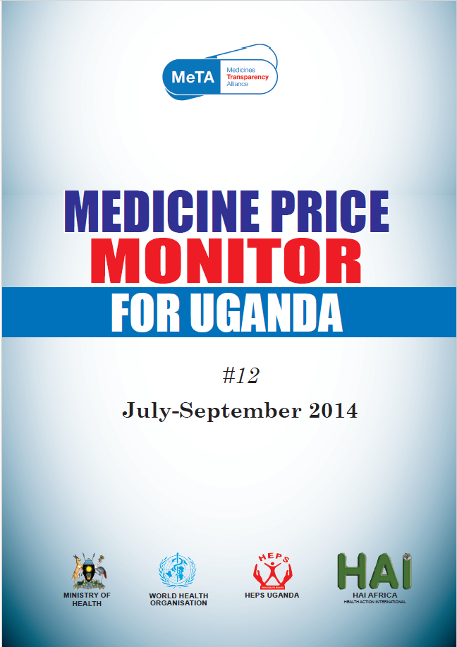 You are currently viewing MEDICINE PRICE MONITOR FOR UGANDA 2014