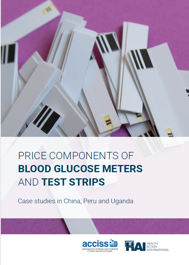 You are currently viewing PRICE COMPONENTS OF BLOOD GLUCOSE METERS AND TEST STRIPS: CASE STUDIES IN CHINA, PERU AND UGANDA